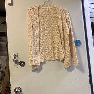 Crochet button up Shaw